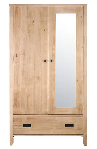 2 door wardrobe（with mirror）