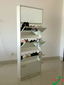 定制kd设计5层镜面鞋柜