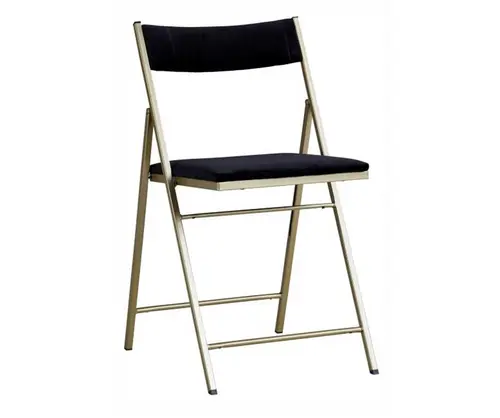 Velvet folding chair SC27015F