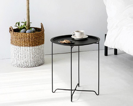All metal tray coffee table ST28334