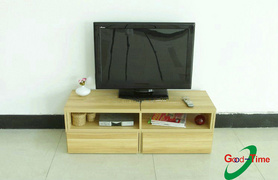 可调节简易电视机座，木质电视机柜