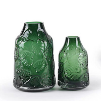 简约轻奢玻璃花装饰品餐桌鲜花插花瓶-test