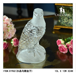 美式水晶摆件