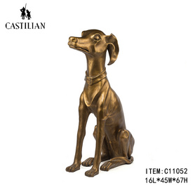 美式狗形动物造型雕塑