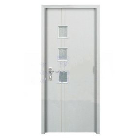 木质纹理PVC面MDF磨砂玻璃室内浴室门
