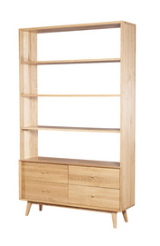 BMD08-166-Minimalist style wooden cabinet shelf