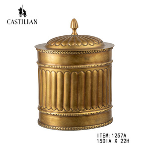 美式铜器罐摆件