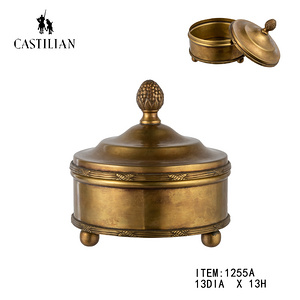 美式铜器罐摆件