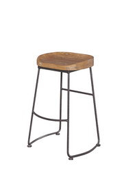 MS362-01-Wrought iron bar stool