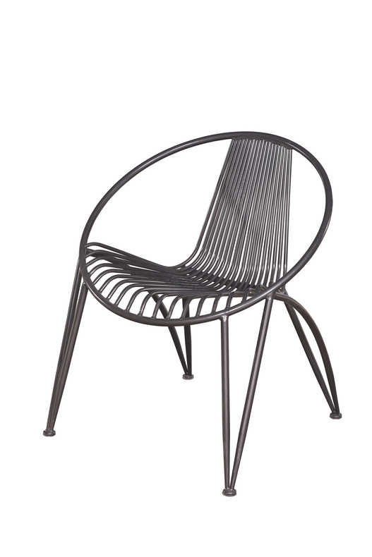 MS372-01-Wrought iron chair