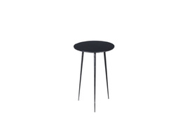 MS418-01 Black - Wrought iron Round Tea Table