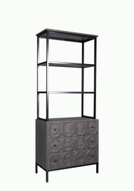 MS402-01-Wrought iron display stand