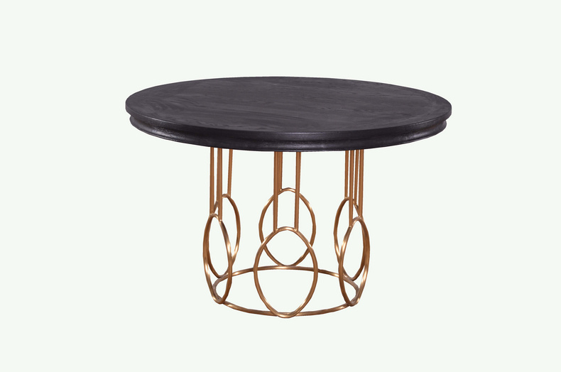 MU42-01-Wrought iron round table