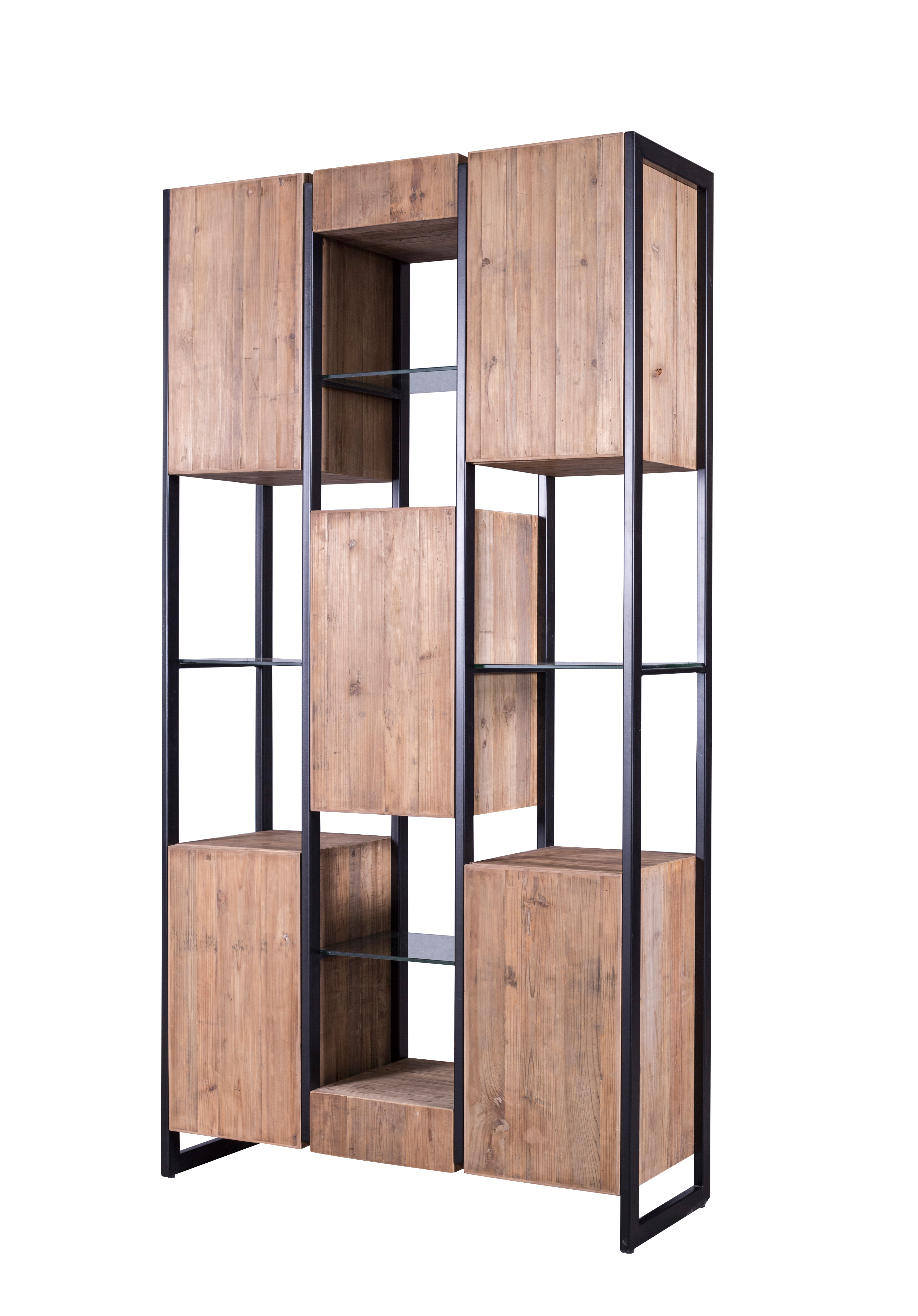 MD18-01 (1)-Wrought iron display cabinet