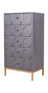 MS421-01 (1)-Wrought iron bucket cabinet