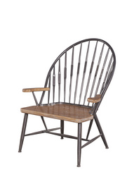 MS373-01-Wrought iron armchair