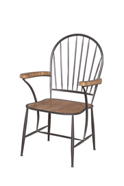 MS370-01-Wrought iron armchair