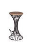 MS383-01-Wrought iron bar stool
