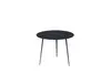 MS416-01 Black-Wrought iron round tea table
