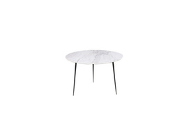 MS414-01 Jazz white hypotenuse-iron round table