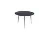 MS414-01 Black and white root hypotenuse-iron round table