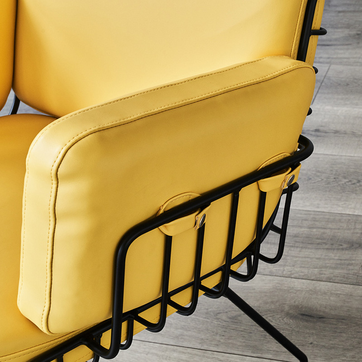 冶致 简约风 黄色 椅子MS-LC960B-H39-STWP