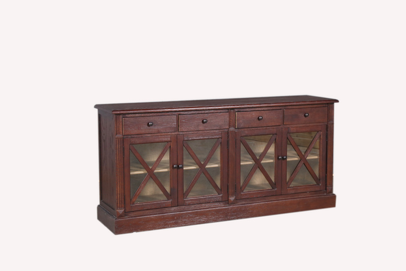 MD07-210-Oak veneer dining room sideboard