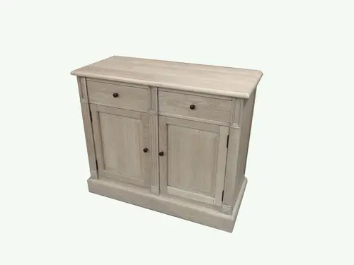 MD07-202-Oak Veneer Side Cabinet