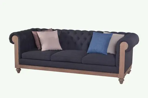 MD04-197-Oak Veneer Lounge Sofa