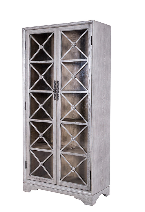 MD08-224 (2) - Oak veneer cabinet