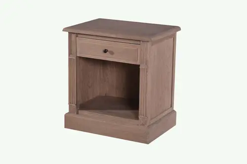 MD06-201-Oak Veneer Bedside Cabinet