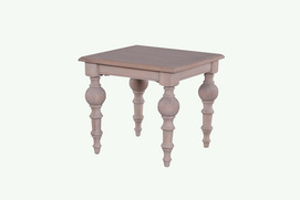 MD02-164-Oak Veneer Square Tea Table