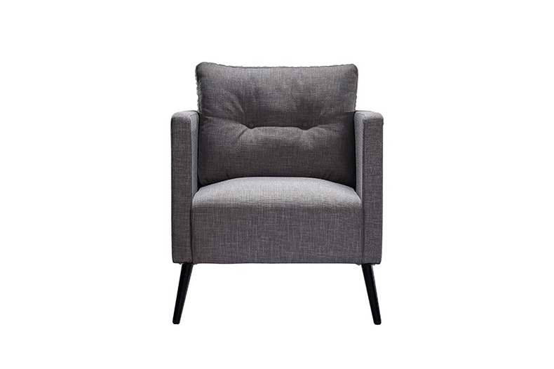 Modern Stylish Comfortable Grey Dining Chair LC001