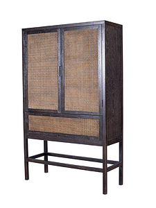 MD08-223 (1) - Oak veneer cabinet