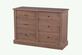 MD07-209-Oak veneer bucket cabinet