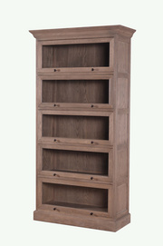 MD08-187- Oak veneer bucket cabinet