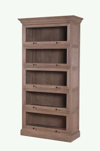 MD08-187- Oak veneer bucket cabinet