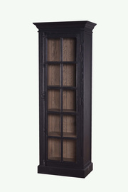 MD08-126-01-Oak veneer display cabinets