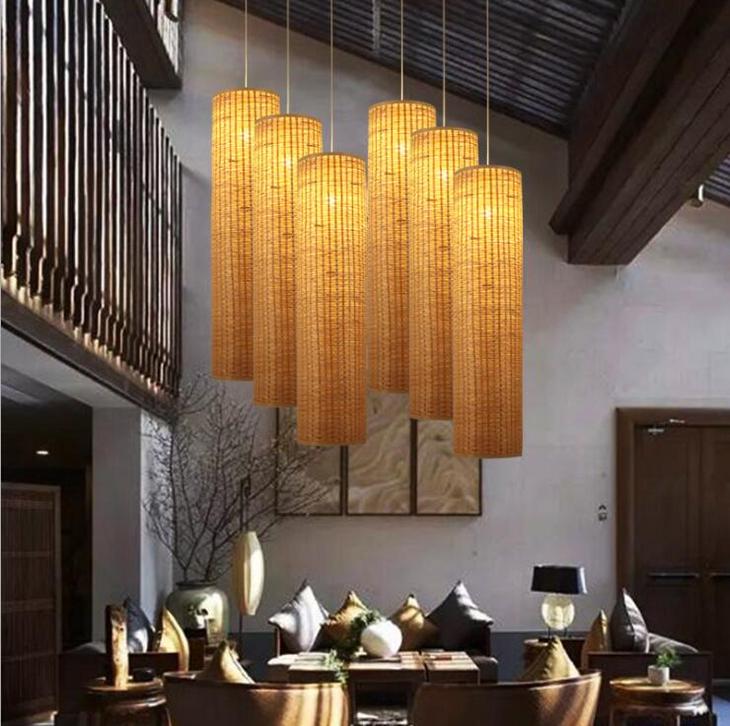 日式茶室创意吊灯