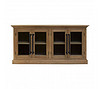 European classic white oak wood color door cabinet