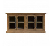 European classic white oak wood color door cabinet