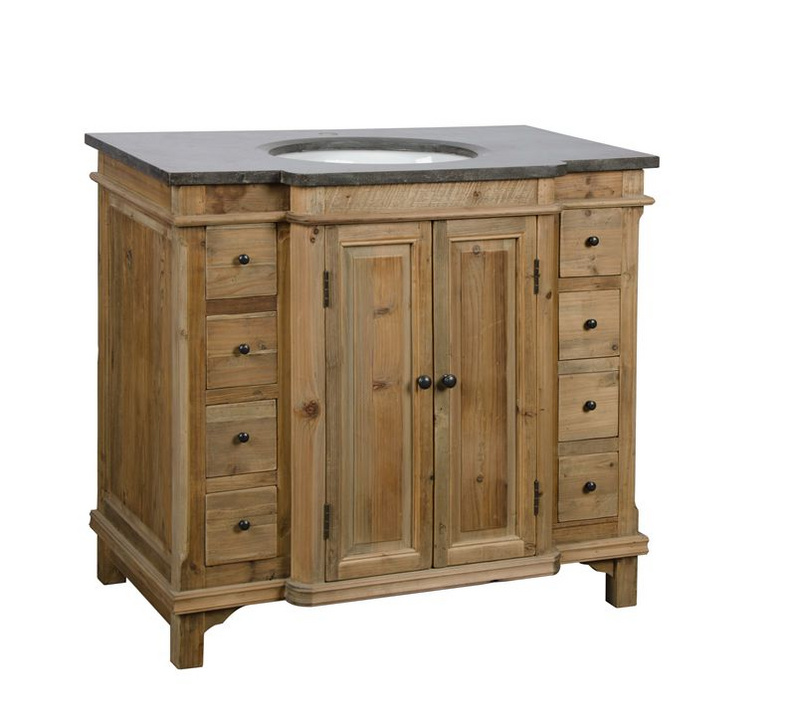 European classical style pine bathroom cabinet HX-22247