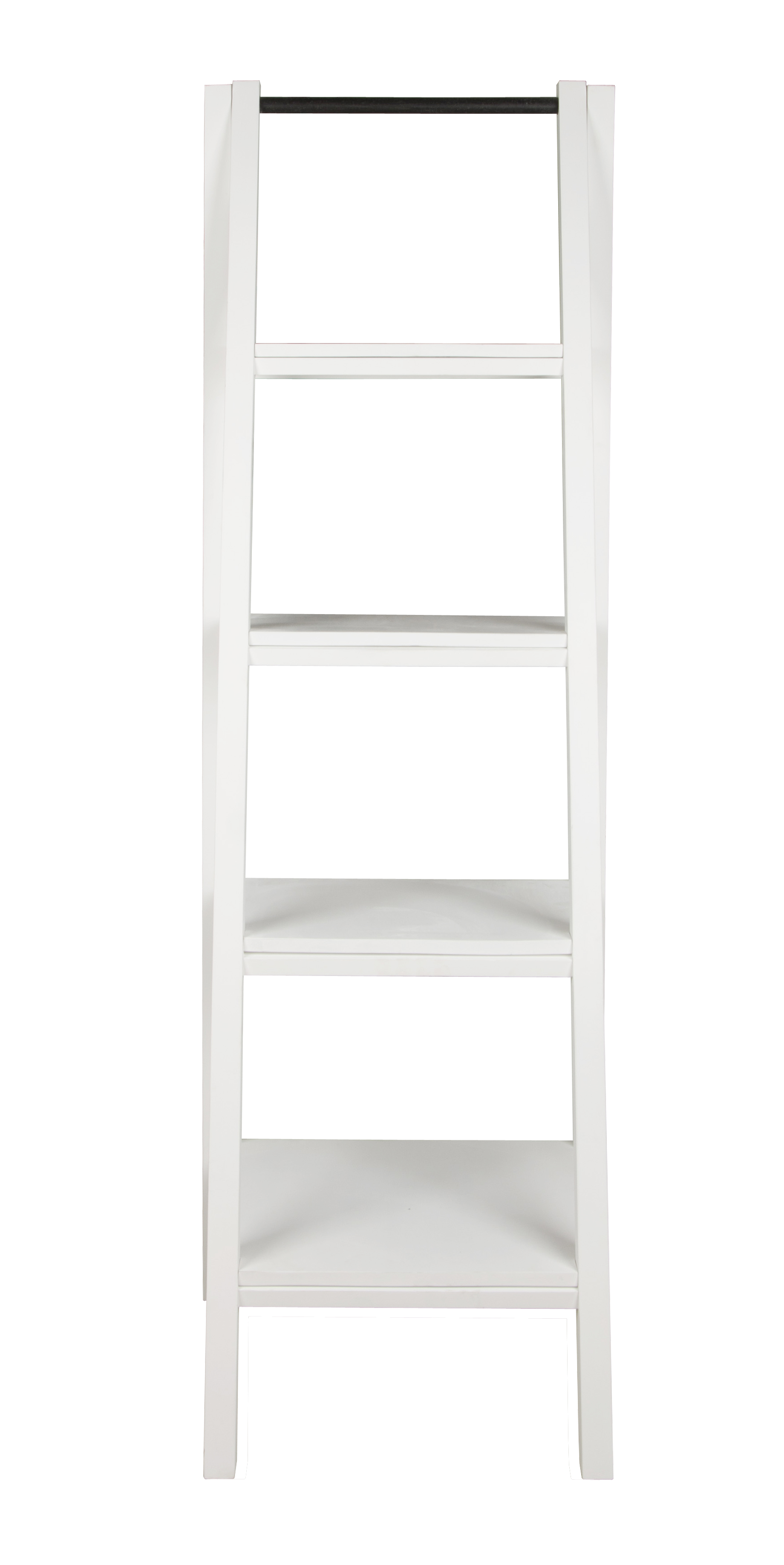 European classical style poplar white bookshelf