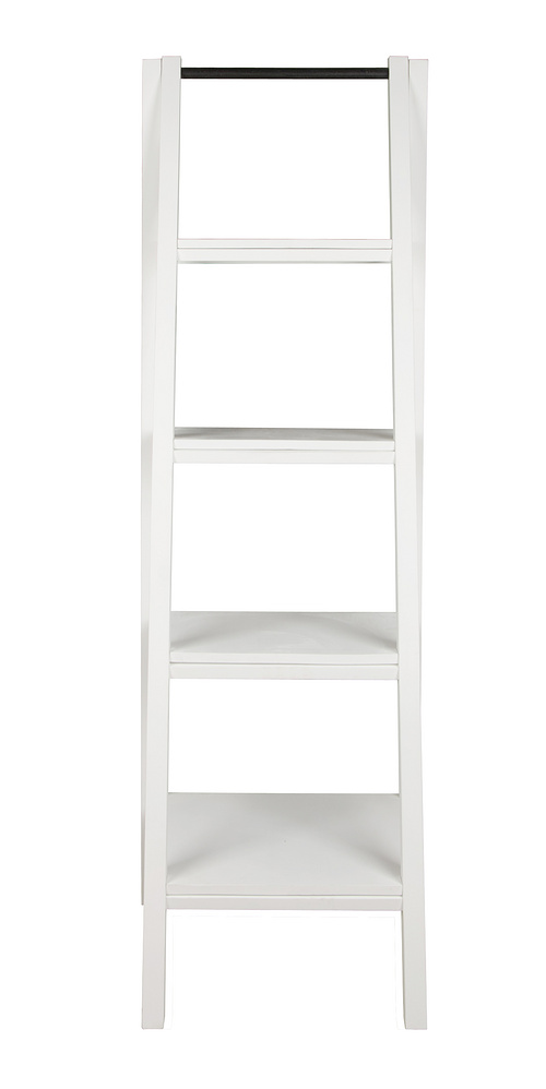 European classical style poplar white bookshelf