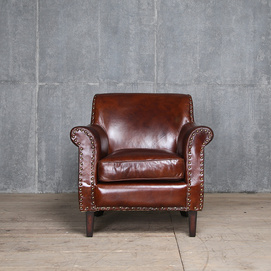Modern Leather American Style Armchair 895-1D