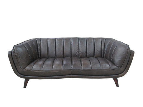 Modern American Style Light Luxury Leather Couch S0087-3D