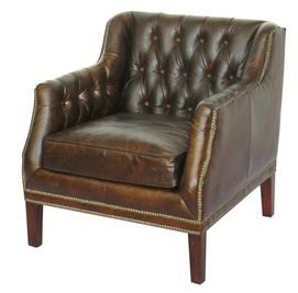 Modern American Light Luxury Leather Armchair  8829-1D