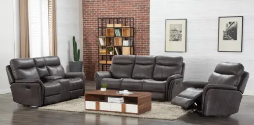 Modern Style Leather Living Room Sofa