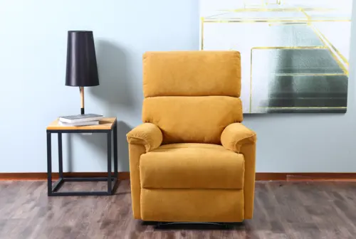 Leisure chair modern style yellow