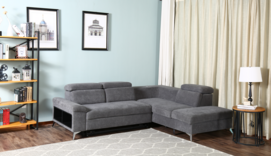 Modern Style Fabric Living Room Sofa